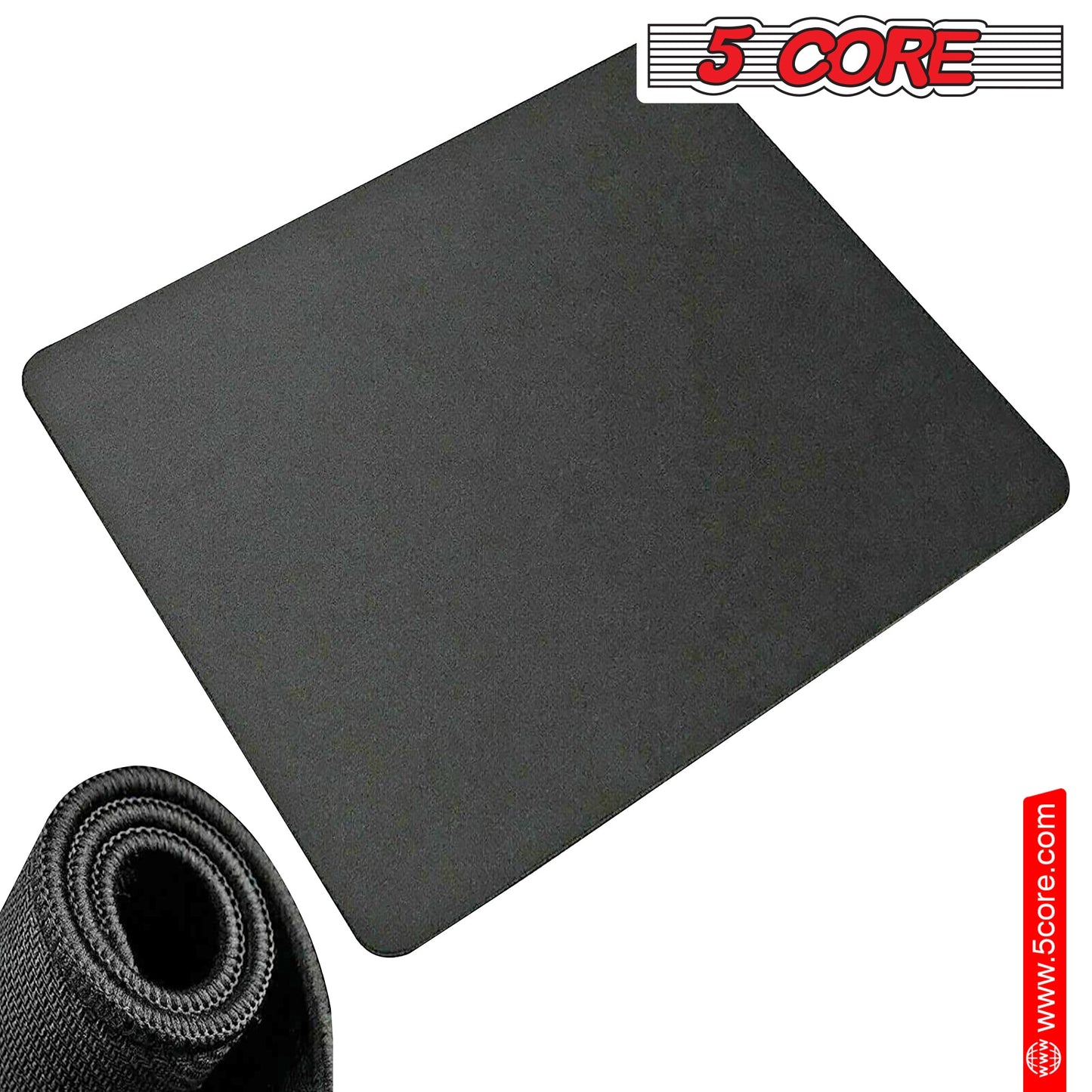 5 Core Gaming Mouse Pad 3x3 Desk Mouse Mat w Rubber Base Mousepad Pair