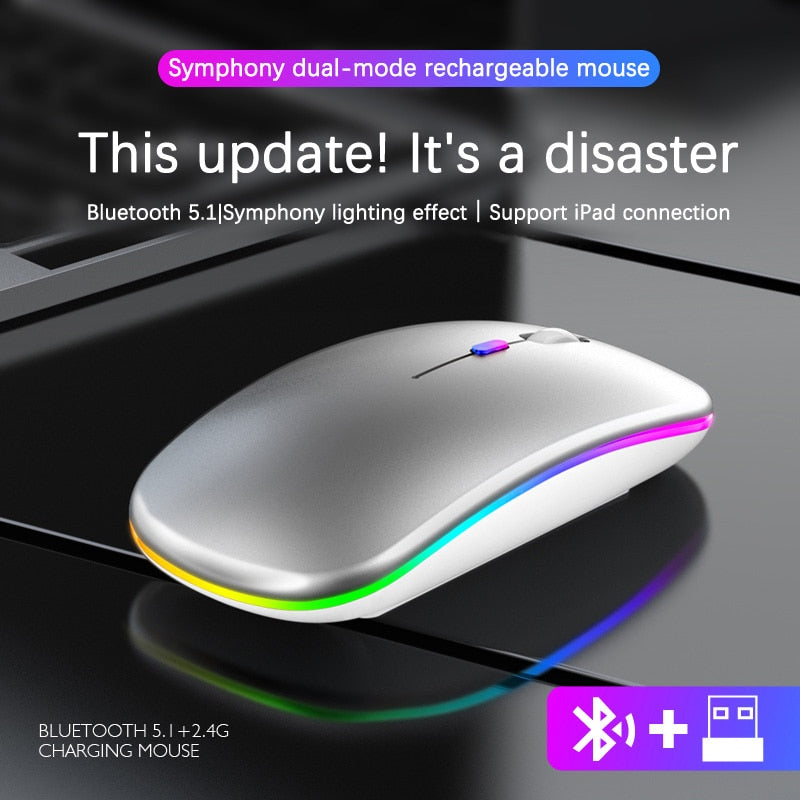 RGB Wireless Bluetooth Mouse