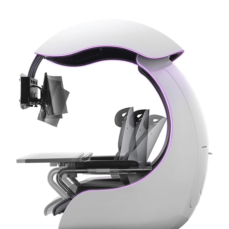 Cooler Master Orb X White Immersive Multi-Functional Cockpit