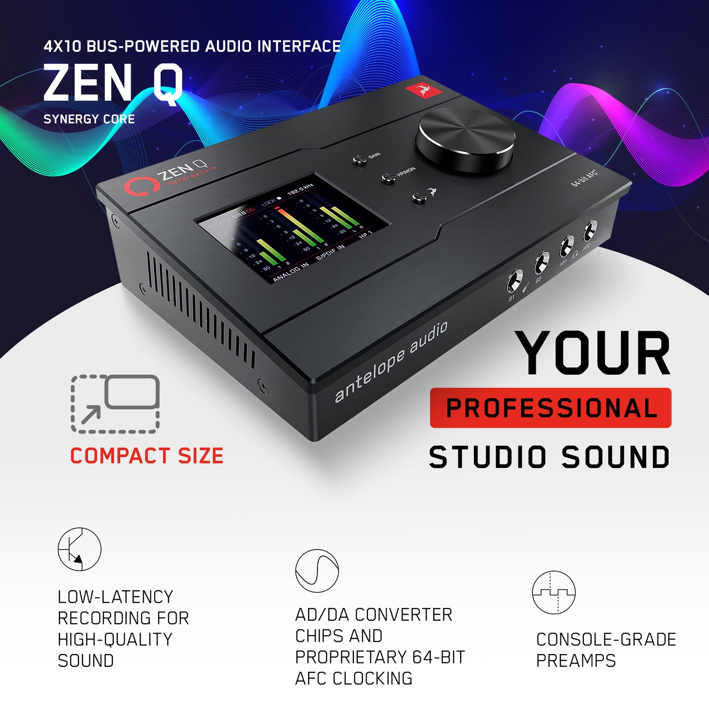 Antelope Audio - Zen Q | 14x10 USB Audio Interface